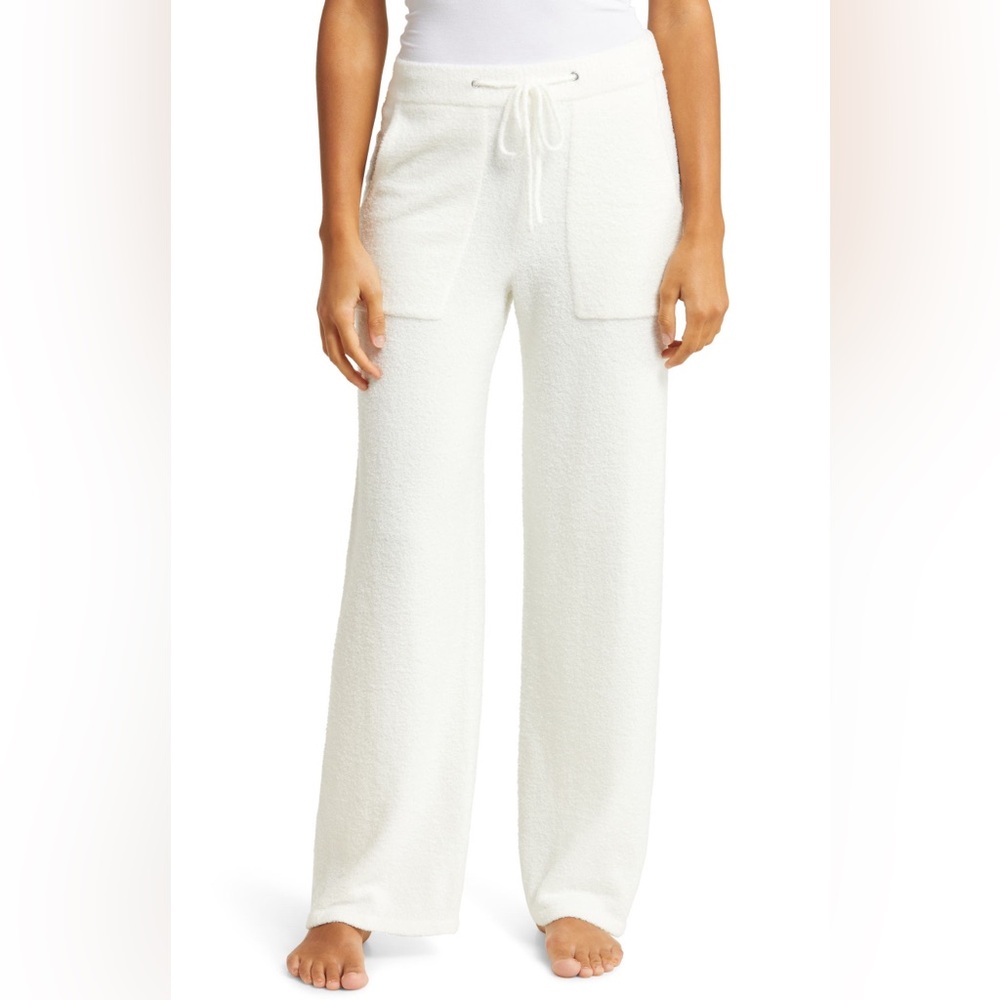 Barefoot Dreams Cream Wide Leg Pants